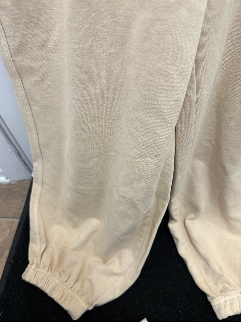 Free People Movement Brightside One Piece Jumpsuit Zip Tie Pockets Ivory L NWT - Picture 9 of 14